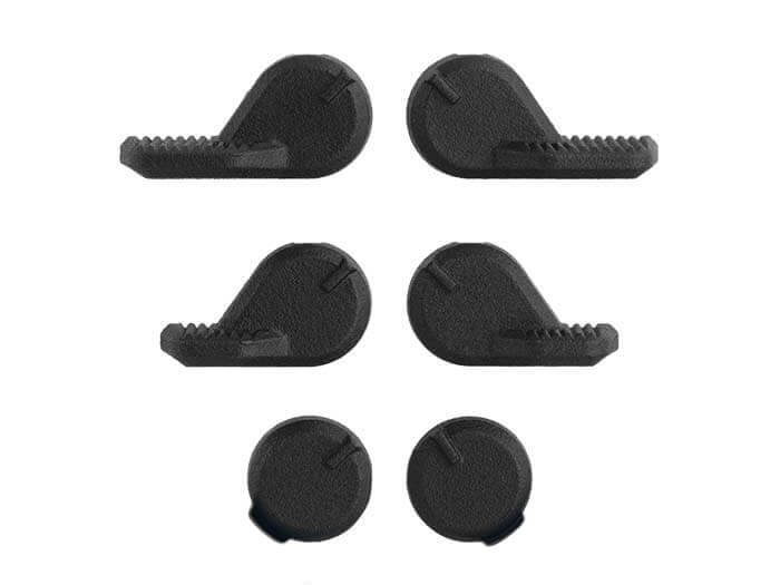 Closeup of all levers, left and right, of Magpul ESK Selector – CZ Scorpion EVO3